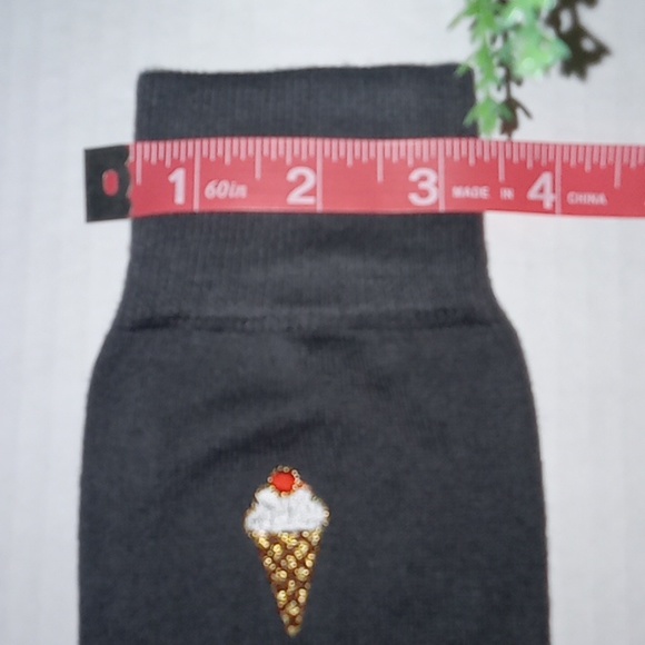 Paul Smith Embroidered Cotton Dress Socks. Mens. Charcoal Gray, Orange & Blue. - Picture 7 of 7